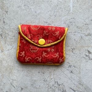 Red & Yellow XS Silky Snap Bag